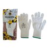 GUARDER Poliészter kesztyű, mártás nélkül fehér méret: 7 (fehér)