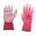 GUARDER Poliészter kesztyű, PU tenyérmártott, pink méret: 7
