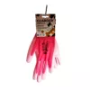 GUARDER Poliészter kesztyű, PU tenyérmártott, pink méret: 7