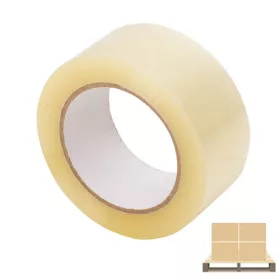   Transzparens csomagolószalag, ragasztószalag - 48 mm széles - 60 m hosszú - 36 db/karton - FÉL RAKLAPOS