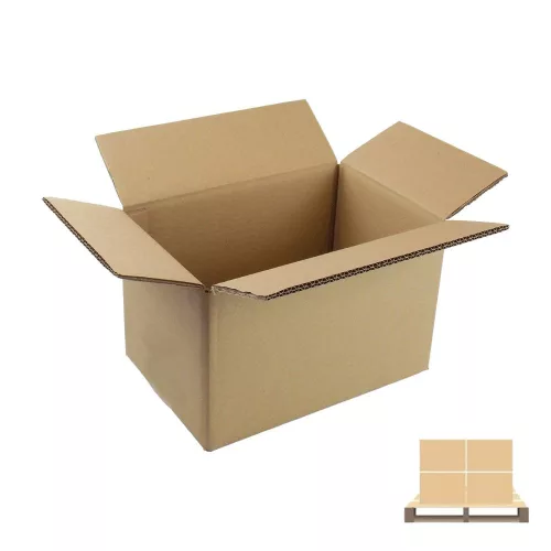 Kartondoboz, 5 rétegű, 600X400X460mm