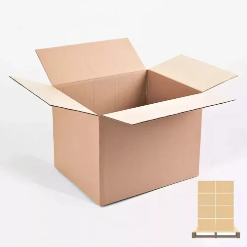 Kartondoboz, 3 rétegű, 755X410X510mm, 25db/köteg - RAKLAPOS