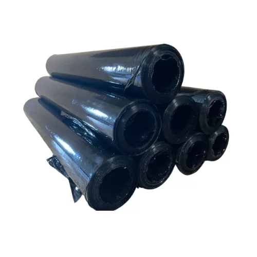 Fekete sztreccsfólia, kézi nyújtható fólia 0,5m széles 1kg - 8 tekercs/karton - Nincs Cséve - DOBOZOS