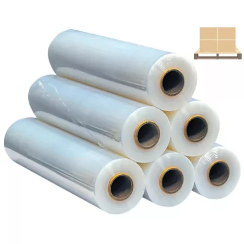 Sztreccsfólia, 1kg, 0,5m széles - 6 tekercs/karton - FÉL RAKLAPOS