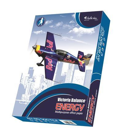 VICTORIA PAPER Másolópapír, A4, 80 g, VICTORIA PAPER "Balance Energy" 500 lap/csomag, 5 csomag/doboz
