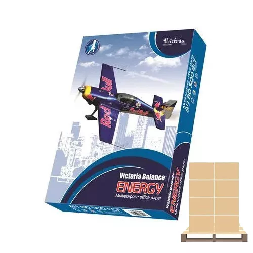 VICTORIA PAPER Másolópapír, A4, 80 g, VICTORIA PAPER "Balance Energy" 500 lap/csomag, - Raklapos