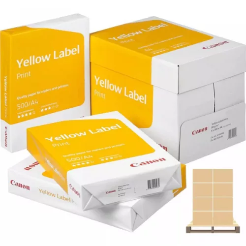 Másolópapír A4, 80g, Canon Yellow Label 500 ív/csomag - Raklapos
