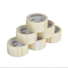   Csomagolószalag Maxum átlátszó hotmelt ragasztószalag - 48 mm széles - 66 m hosszú - 36 db/karton