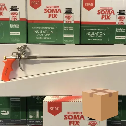 Hosszú purhab pisztoly - KARTON