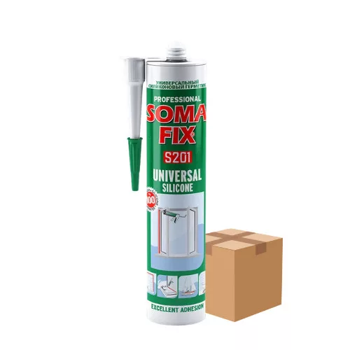 SomaFix univerzális szilikon fehér, 280ml - KARTON