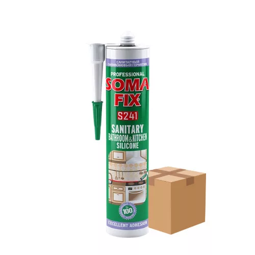 SomaFix szaniter szilikon fehér, 280ml - KARTON