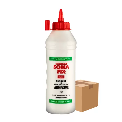 SomaFix parketta és faragasztó D3, 500ml - KARTON