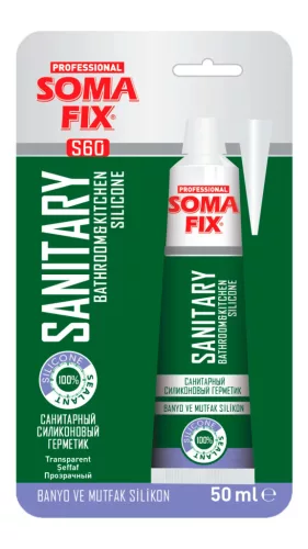 SomaFix Professional mini szaniter szilikon, fehér, 50ml