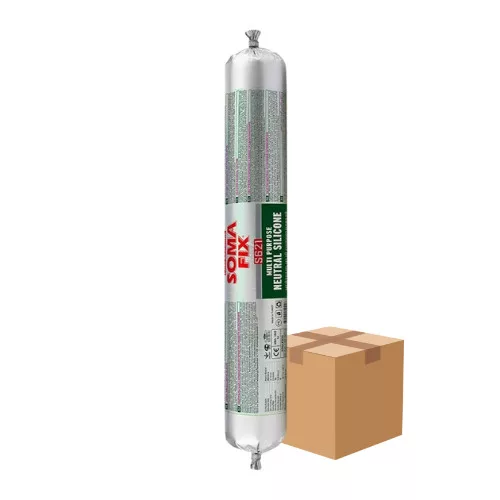 SomaFix neutrális hurkás szilikon színtelen, 600ml - KARTON