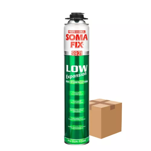 SomaFix alacsony tágulású pisztolyos purhab, 750ml - KARTON