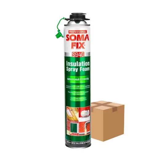 SomaFix pisztolyos szigetelő purhab szpré, 850ml - KARTON