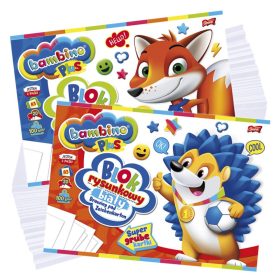 Rajztömb A3, 20 fehér lap, 100g, Bambino