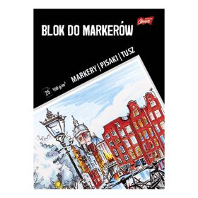 Rajztömb A4, 25 lapos, filctollakhoz