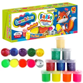 Tempera festék, 8 színű, 20 ml, Bambino