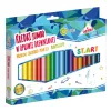 Jumbo színes ceruzák, 18 szín és hegyező, ST.ART