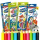 Jumbo színes ceruzák, 6 szín és hegyező