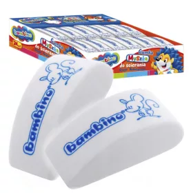 Radírgumi, fehér, BAMBINO