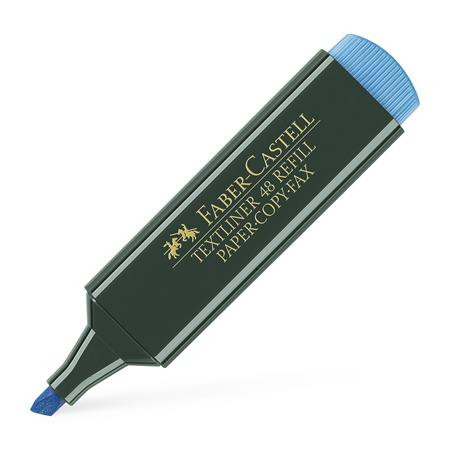 Szövegkiemelő, 1-5 mm, FABER-CASTELL, "Textliner 48", kék