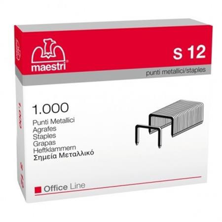 Tűzőkapocs, 23/12, PRIMULA "S12", ezüst akciós termékkép 1