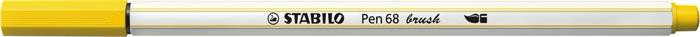 Ecsetirón, STABILO "Pen 68 brush", sárga akciós termékkép 1