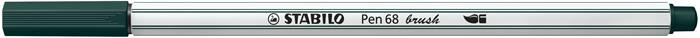 Ecsetirón, STABILO "Pen 68 brush", földeszöld akciós termékkép 1