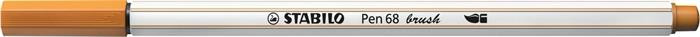 Ecsetirón, STABILO "Pen 68 brush", okkersárga akciós termékkép 1